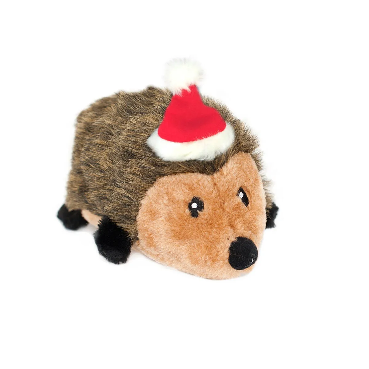 ZippyPaws Holiday Hedgehog Plush Dog Toy - Small